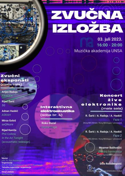 Četvrta zvučna izložba na Muzičkoj akademiji UNSA