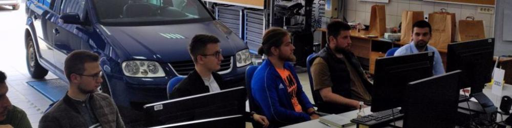 Studenti Odsjeka za motore i vozila Mašinskog fakulteta UNSA u posjeti trening centru firme Porsche BH