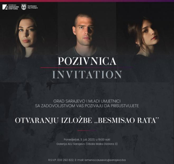 Otvaranje izložbe ,,Besmisao rata’’