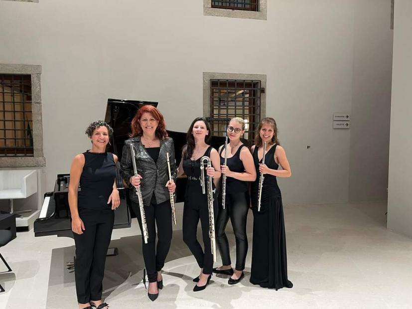 Viša ass. dr. Mirna Mlikota-Dizdarević boravila u Italiji kao članica ansambla EstroVerso Consort i učestvovala na pet koncerata