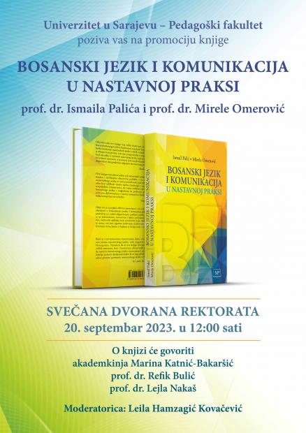 Poziv | Promocija knjige "Bosanski jezik i komunikacija u nastavnoj praksi"