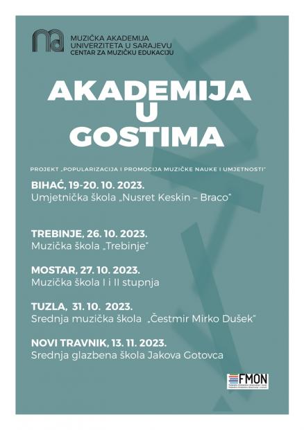 Realizacija projekta “Popularizacija i promocija muzičke nauke i umjetnosti”