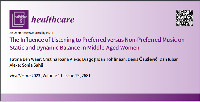 Fakultet sporta i tjelesnog odgoja UNSA | Objavljen rad u naučnom časopisu „Healthcare“