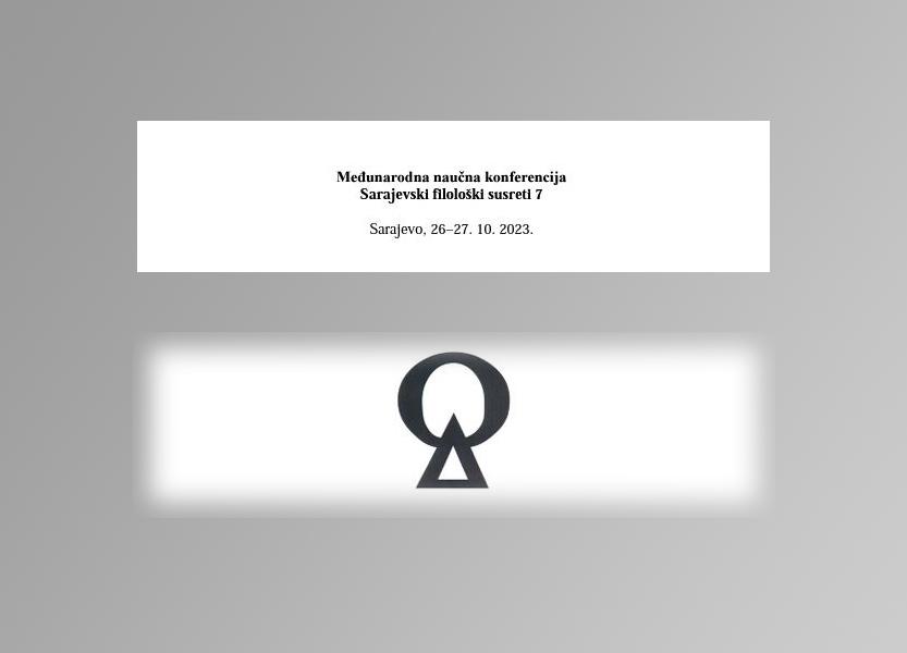 Međunarodna naučna konferencija "Sarajevski filološki susreti VII"
