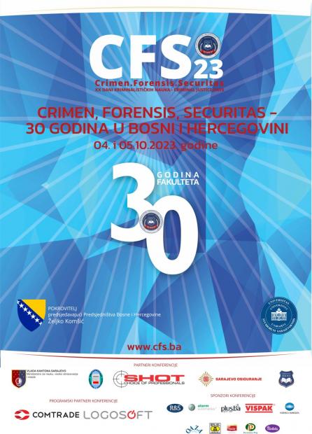 30 godina od osnivanja Fakulteta za kriminalistiku, kriminologiju i sigurnosne studije UNSA