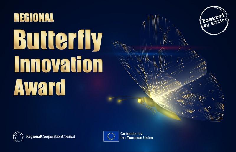 Vijeće za regionalnu saradnju objavilo poziv za 2. krug Regionalne nagrade za inovaciju „Leptir“ (Butterfly Innovation Award)