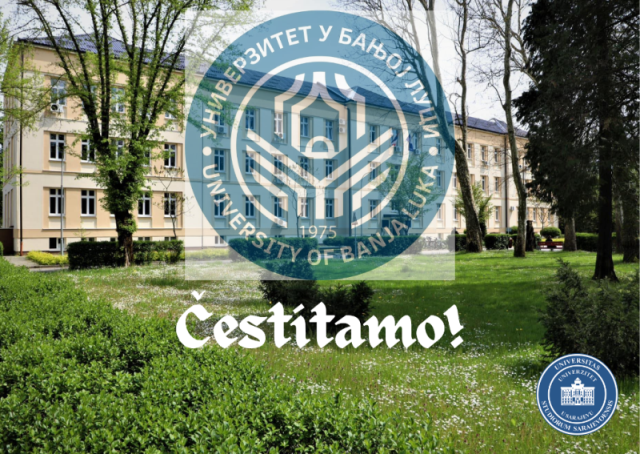 Čestitka Univerzitetu u Banjoj Luci u povodu 48. godišnjice