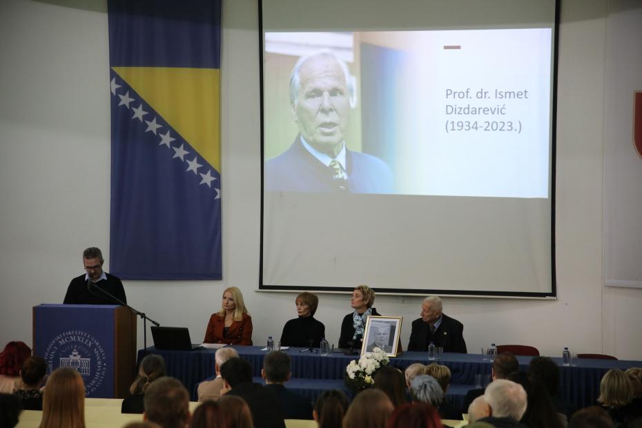 Na Filozofskom fakultetu UNSA održan komemorativni skup u čast prof. dr. Ismeta Dizdarevića