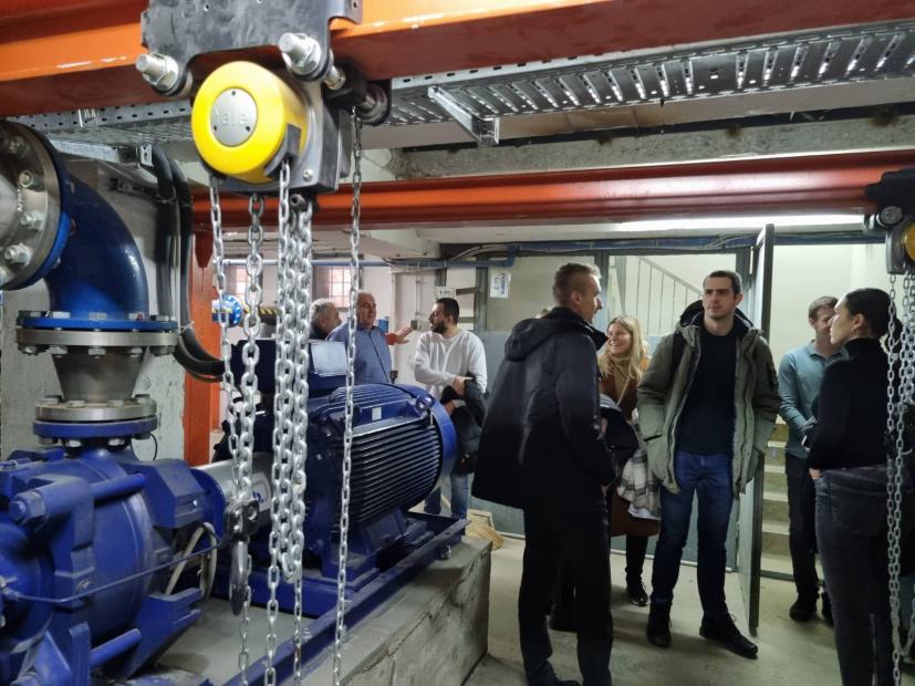 Posjeta studenata Građevinskog fakulteta UNSA pumpnoj stanici Centar “Jezero”- KJKP “Vodovod i kanalizacija” d.o.o. Sarajevo