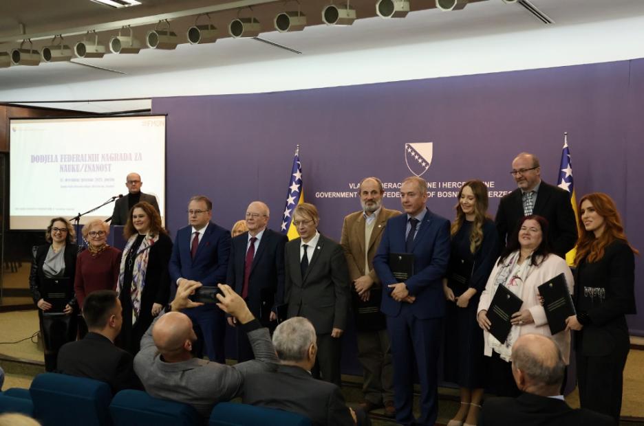 U Sarajevu dodijeljene federalne nagrade za nauku za 2023. godinu