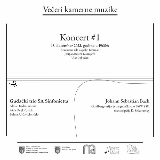 Koncert #1 Večeri kamerne muzike