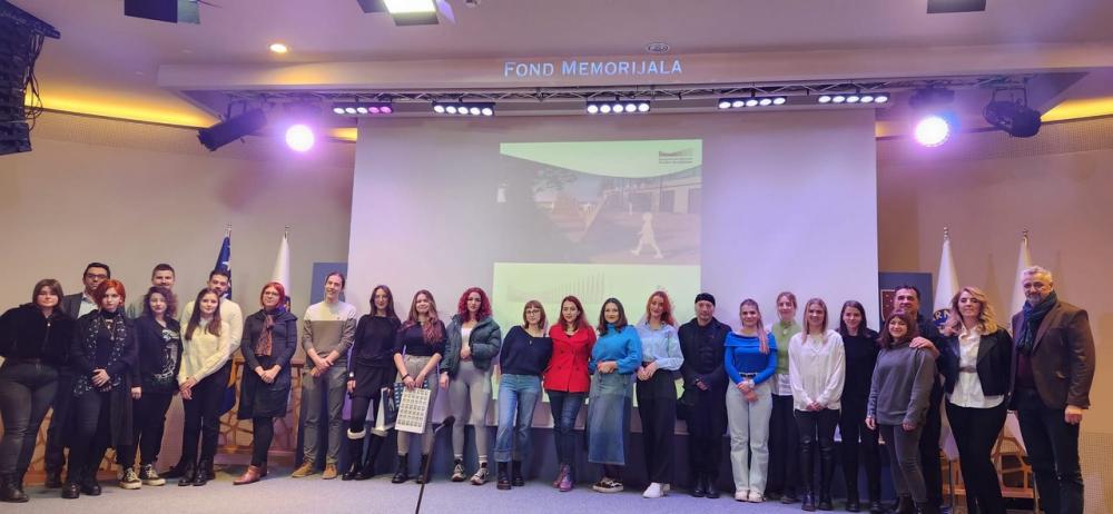 Saradnja Akademije likovnih umjetnosti UNSA i Fonda Memorijala KS | Idejno rješenje za prostornu instalaciju "Kuća Sloboda"