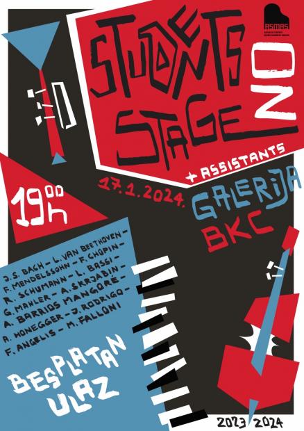 Zajednički koncert studenata i asistenata "Students on Stage + assistants"