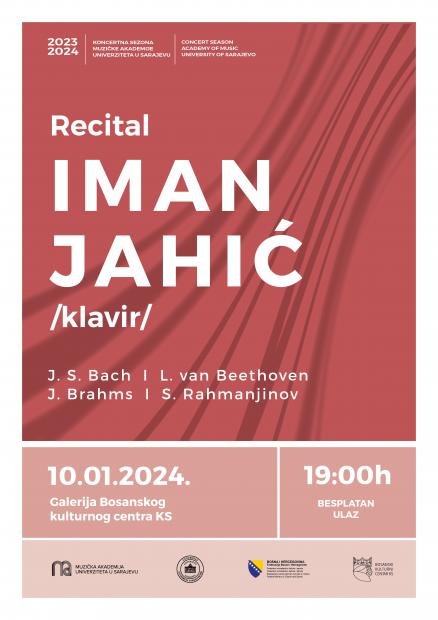 Recital pijanistice Iman Jahić 