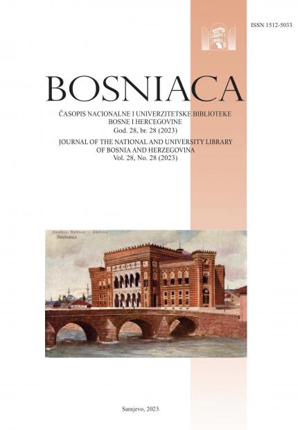 NUB BIH: Izašao novi broj časopisa "Bosniaca"