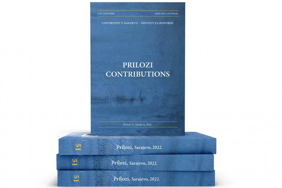 Časopis Instituta za historiju UNSA "Prilozi" uspješno indeksiran u bazu podataka "Scopus"