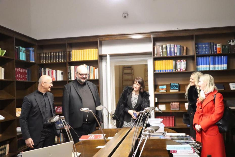 Ministrica za nauku, visoko obrazovanje i mlade Kantona Sarajevo posjetila Katolički bogoslovni fakultet Univerziteta u Sarajevu