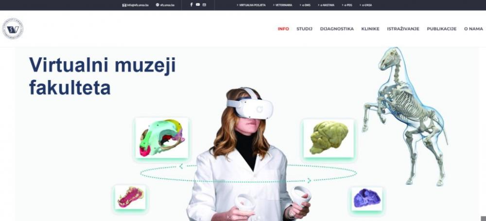 Uspostavljanje kolekcije 3D modela na Univerzitetu u Sarajevu – Veterinarskom fakultetu