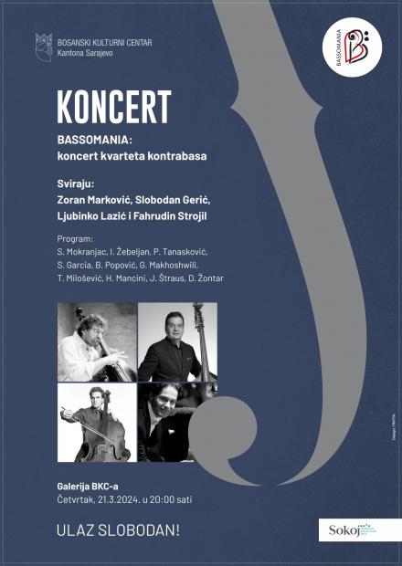 Koncerti Kvarteta kontrabasa koji čine profesori iz regiona