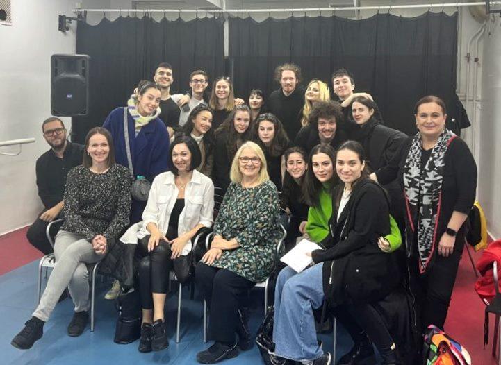 Jane Streeton sa Royal Academy of Dramatic Art – RADA iz Londona održala je masterclass “Pjevanje za glumce”