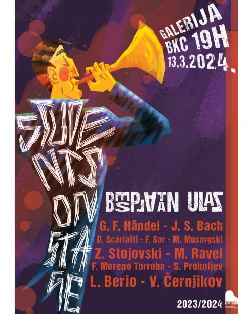 Asocijacija studenata Muzičke akademije u Sarajevu najavljuje treći koncert “Students on Stage”