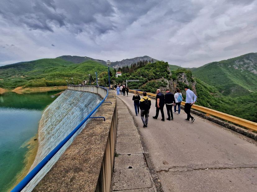 Stručna posjeta studenata Građevinskog fakulteta UNSA objektima Hidroelektrane Rama