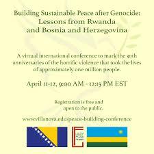 Katolički bogoslovni fakultet UNSA | Profesorica Zorica Maros sudjelovala u virtuelnoj konferenciji „Izgradnja održivog mira nakon genocida: Lekcije iz Ruande i Bosne i Hercegovine“