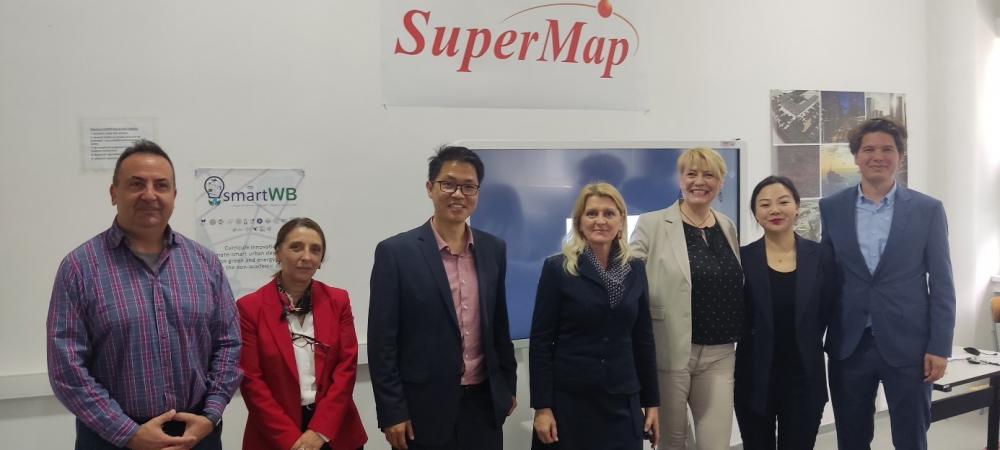 The SuperMap GIS Center was opened at the Faculty of Civil Engineering, University of Sarajevo