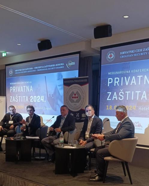 Fakultet za kriminalistiku, kriminologiju i sigurnosne studije UNSA na međunarodnoj konferenciji u Zagrebu "Privatna zaštita 2024"