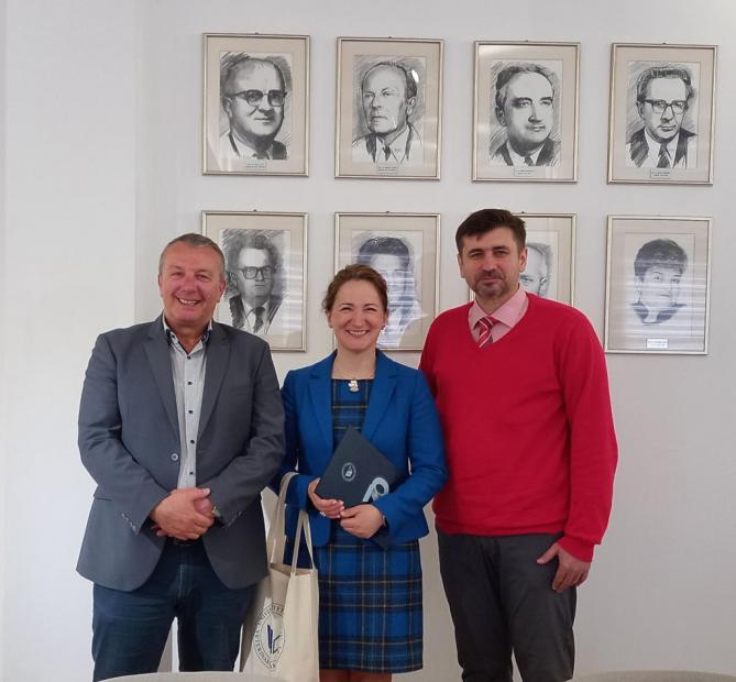 Posjeta akademkinje Mirele Delibegović Veterinarskom fakultetu UNSA