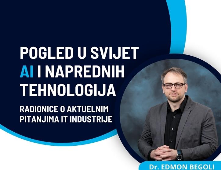 Direktor američkog centra za istraživanje AI sigurnosti dr. Edmon Begoli dolazi na Prirodno-matematički fakultet UNSA