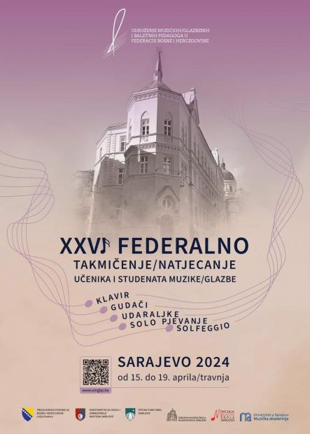 Student druge godine Muzičke akademije UNSA Luka Sakić osvojio I nagradu na XXVI Federalnom takmičenju