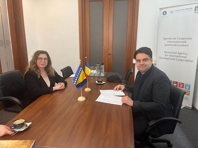 Signed Agreement between the UNSA Faculty of Philosophy and the Romanian Agency for International Development Cooperation