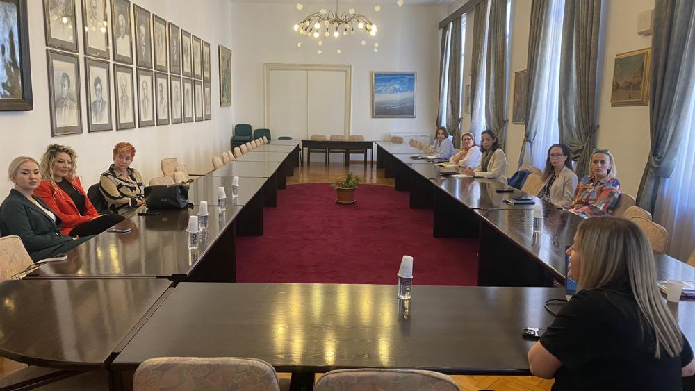 Minister of Science, Higher Education, and Youth of the Canton of Sarajevo Visits the Centre for Research and Development and the Service for Research and Development at UNSA