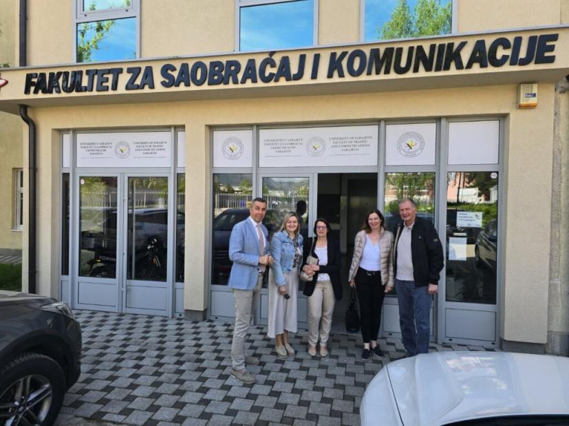 Profesori sa Obuda univerziteta u Budimpešti u posjeti Fakultetu za saobraćaj i komunikacije UNSA