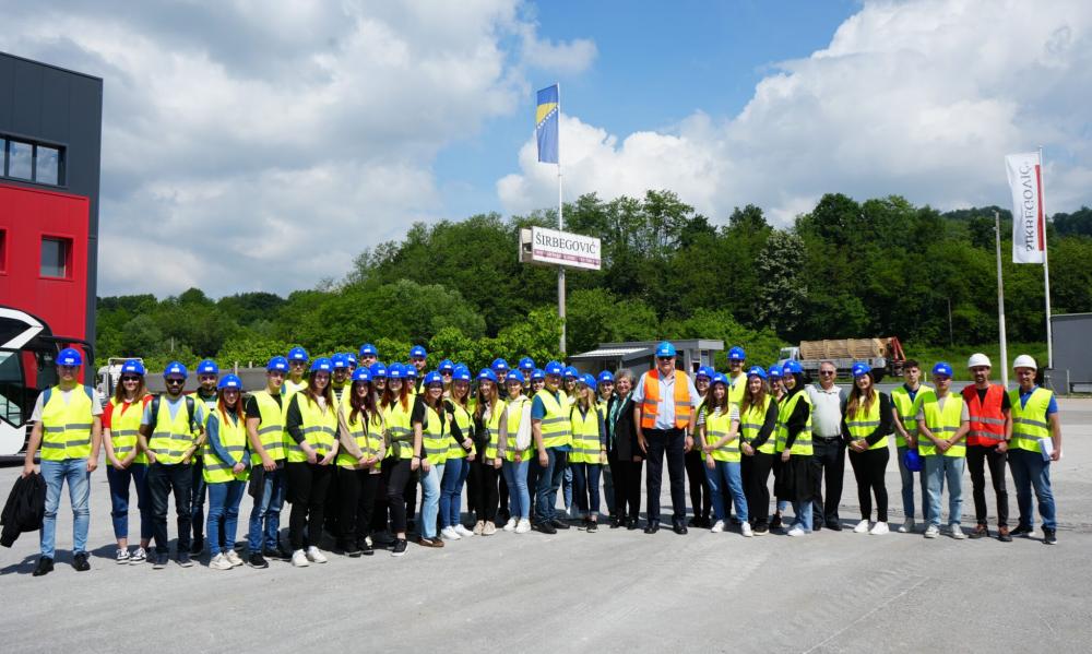 Posjeta studenata Građevinskog fakulteta Univerziteta u Sarajevu kompaniji “Širbegović”