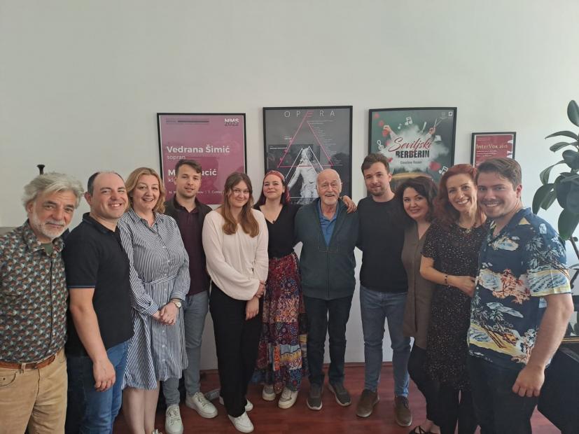 Odsjek za solo pjevanje posjetio slavni belgijski bariton svjetskog glasa José van Dam, te Irena van Dam, kao i Žana Marendić i Hari Zlodre, profesori Umjetničke akademije Sveučilišta u Splitu