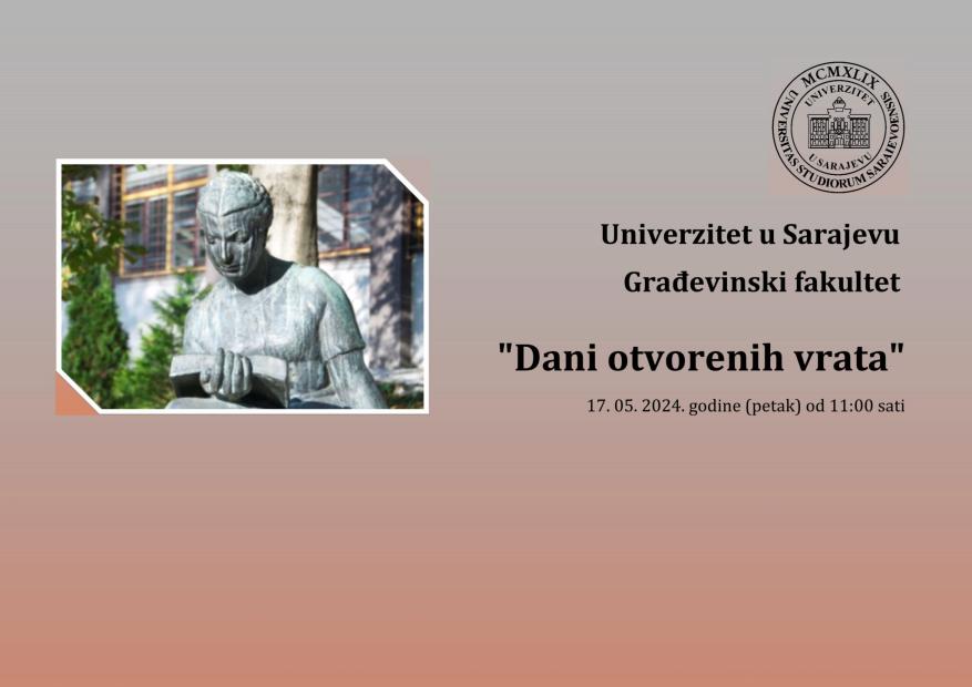 Dani otvorenih vrata Građevinskog fakulteta UNSA