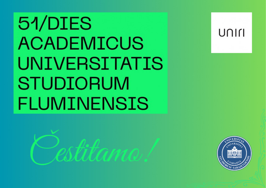 Čestitka Sveučilištu u Rijeci povodom 51. godišnjice rada
