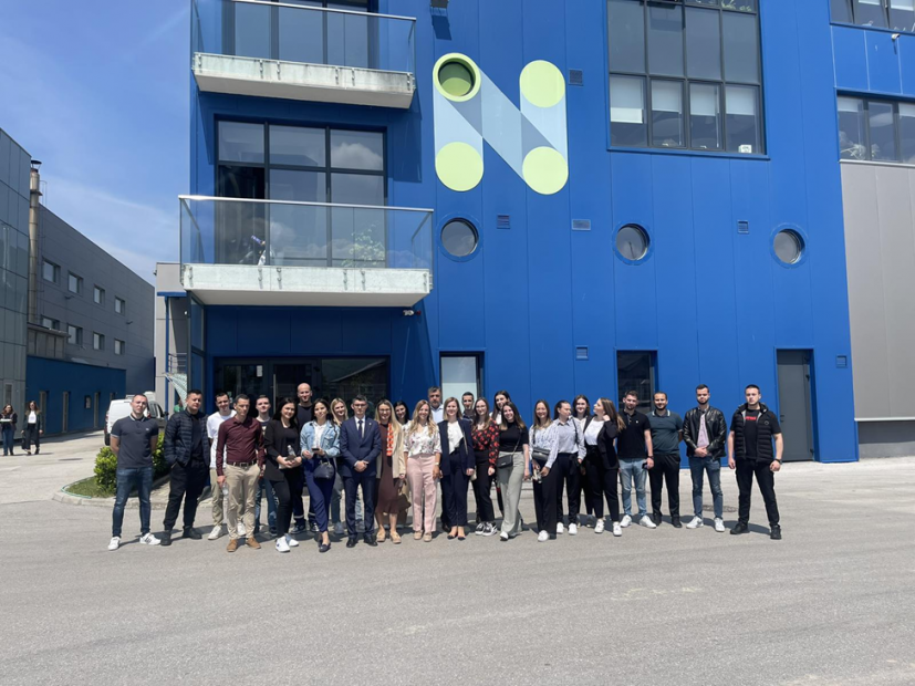 Studenti Fakulteta za saobraćaj i komunikacije UNSA u posjeti kompaniji NELT d.o.o.