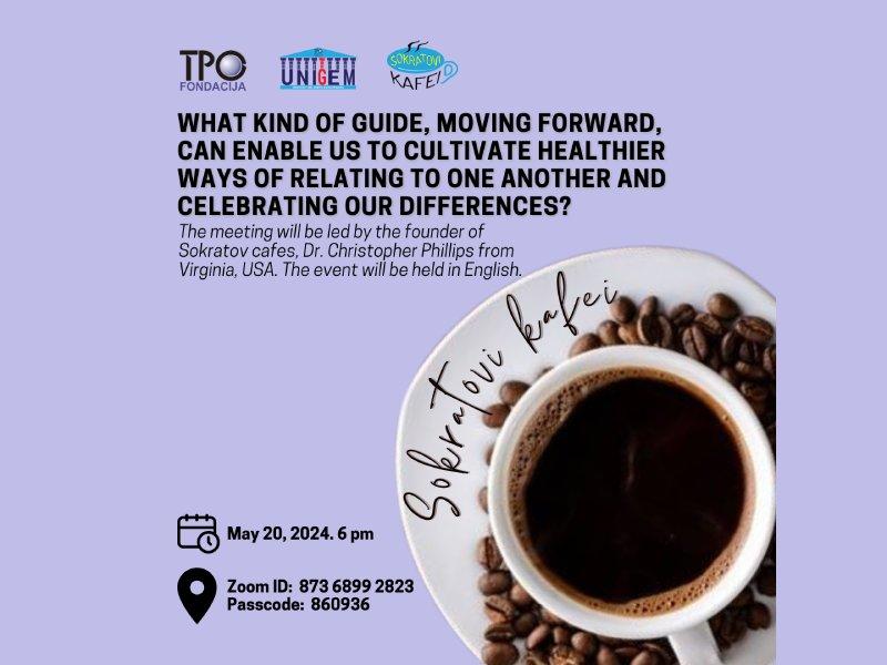 Sokratovi kafei | Poziv za učešće na četvrtom Sokratovom kafeu sa osnivačem Christopherom Phillipsom