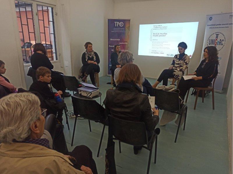 Održano četvrto izdanje serije panel diskusija "Trudbenice u kulturi" | “Da li je muzika muški posao?” 
