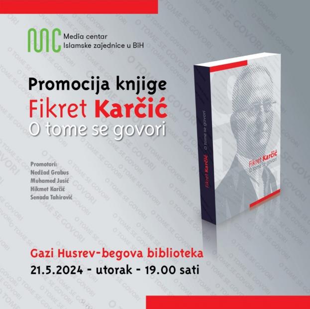 Promocija knjige Fikreta Karčića “O tome se govori”
