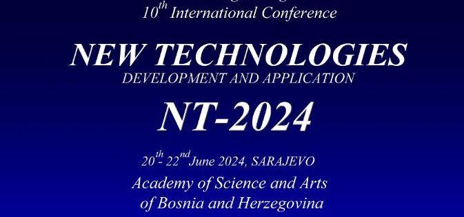 ANUBiH | Konferencija „Nove tehnologije, razvoj i primjena NT-2024“
