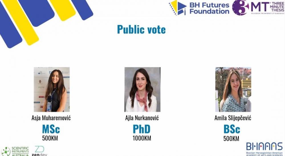 Poljoprivredno-prehrambeni fakultet Univerziteta u Sarajevu promovisan na takmičenju takmičenju "3 Minute Thesis Competition"