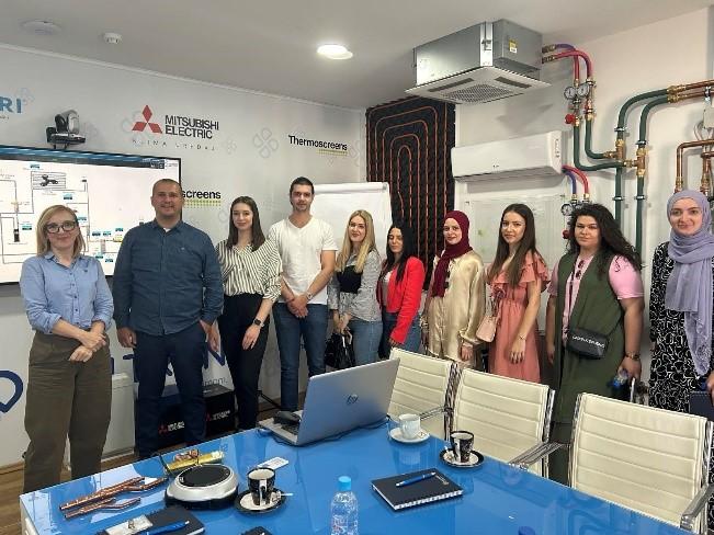 Studenti smjera Klimatizacija, grijanje i hlađenje u posjeti firmi DELTRON