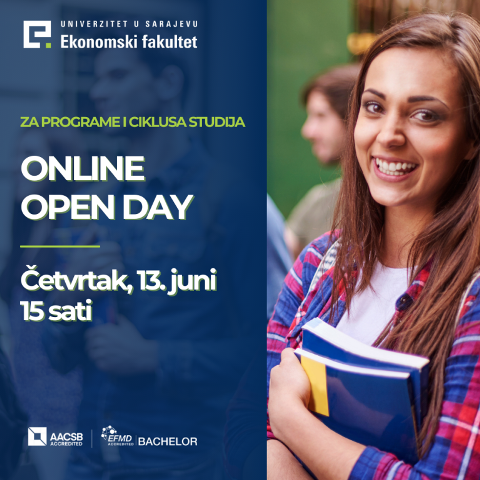 EFSA ONLINE OPEN DAY za programe I ciklusa studija