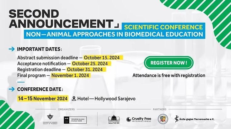 Konferencija "Non-Animal Approaches in Biomedical Education"