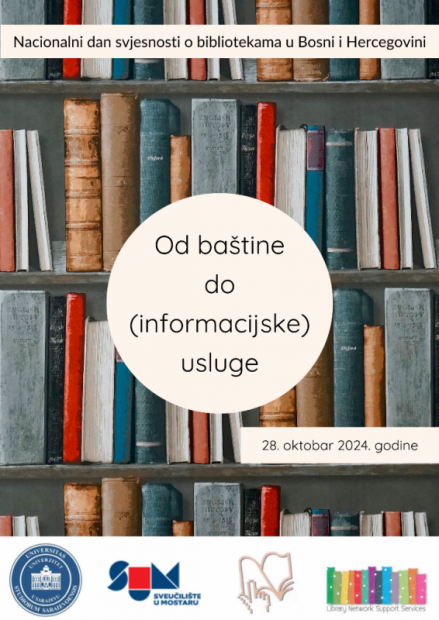 Javni poziv bibliotekama u BiH za učešće u obilježavanju "Nacionalnog dana svjesnosti o bibliotekama u BiH 2024"