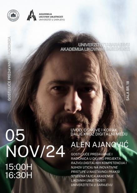 Projekt: Razvoj digitalnih kompetencija i njihov uticaj na inovativne pristupe u nastavnoj praksi studenata/ica Akademije likovnih umejtnosti UNSA